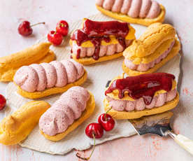 Éclairs aux cerises