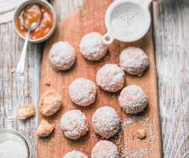Sablés noix de coco, fleur d'oranger et abricot