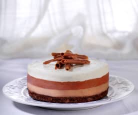 Torta alle 3 mousse