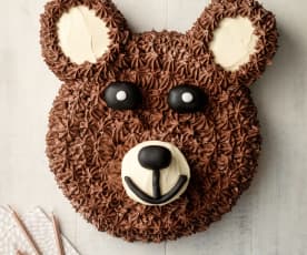 Bear Face Cake