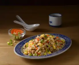 Nasi Goreng Teri Jamur