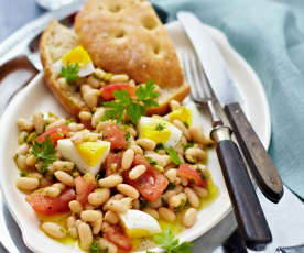 Bohnen-Tomaten-Salat