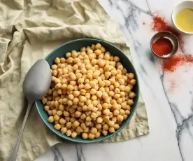 Garbanzos cocidos (Cocción lenta)