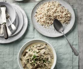 Rundvlees Stroganoff