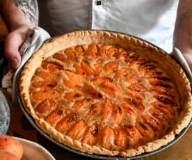 Tarte à l'abricot et aux cacahuètes