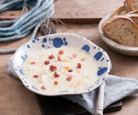 Chowder z ryb słodkowodnych