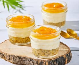 Individual Pineapple Cheesecakes 