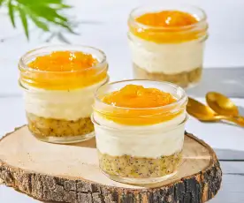 Individual Pineapple Cheesecakes