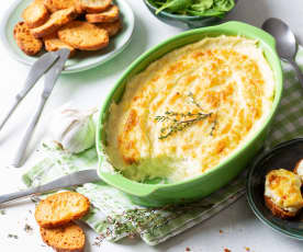 Brandada de bacalao al estilo portugués