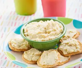 Queso crema de almendras