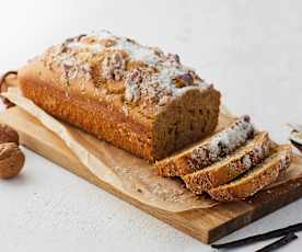 Plumcake noci e cocco (senza lattosio)