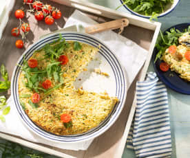 Quiche de atún para el desayuno