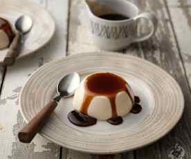 Amarula Panna Cotta with Coffee Sauce