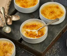 Crème brûlée à la vanille