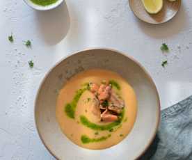 Sopa de choritos