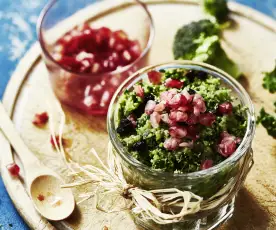 Taboulé de brocoli et chou kale