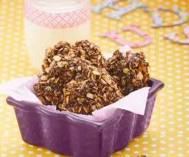 Galletas de avena y chocolate