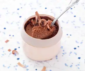 Mousse au chocolat sans œuf