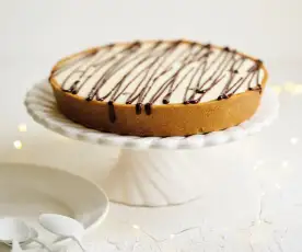 Tarte de leite e chocolate