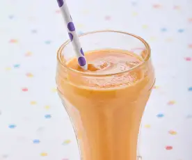 Licuado de papaya y naranja