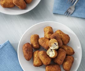 Croquetas con harina comercial (sin gluten)