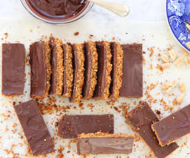 Barritas de avena y chocolate