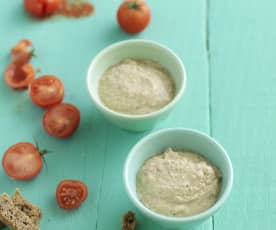 Dip de tomate e queijo-creme