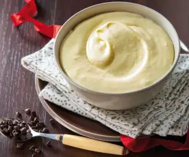 Crema chantilly con gocce di cioccolato