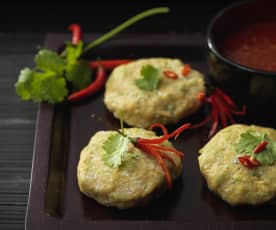 Croquette de poisson vapeur à la Thai