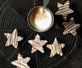 Stelle alla cannella e cioccollato