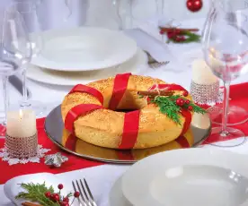 Corona di pane con il sesamo