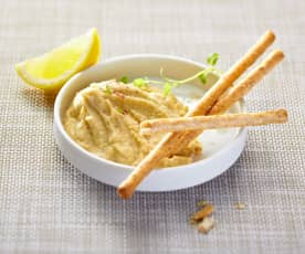 Crème d'aubergine à l'amande