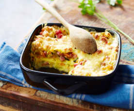 Lasagnes à la béchamel au camembert