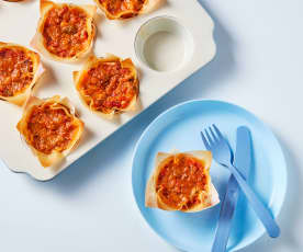 Muffin Pan Lasagnas