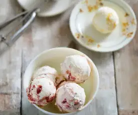 Gelado de fruta da época