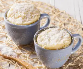 Mug cake con coco (Vegano)