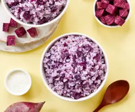 紫薯烩饭