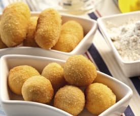 Croquetas de pollo y jamón