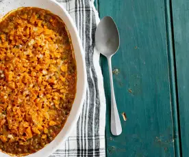 Estufado de lentilhas com legumes