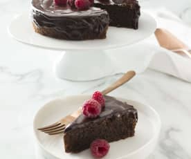 Torta de chocolate y almendras