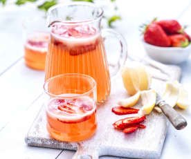 Limonade à la fraise 