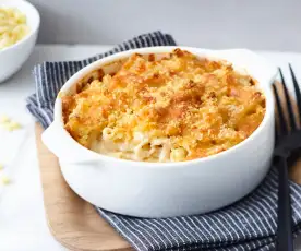 Gratin de pâtes au fromage