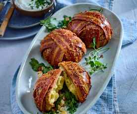 Vegetarische „Bacon“ Bombs