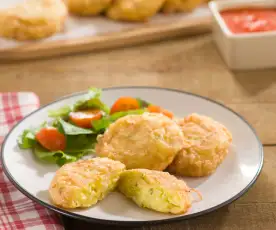 Maakouda (buñuelos de patata)