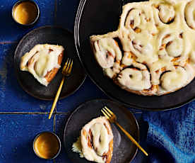 Amerikanische Cinnamon-Rolls