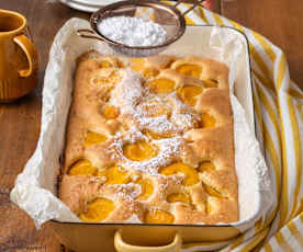 Ölkuchen mit Marillen