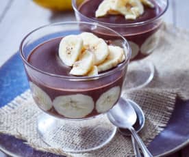 Bananen-Schoki-Pudding