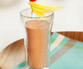 Smoothie de fresas y mango