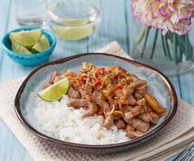 Vietnamese Lemongrass Pork Strips