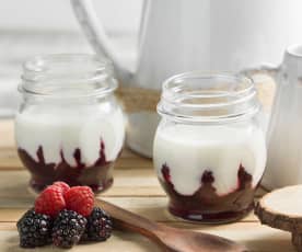 Yogur de frutos rojos